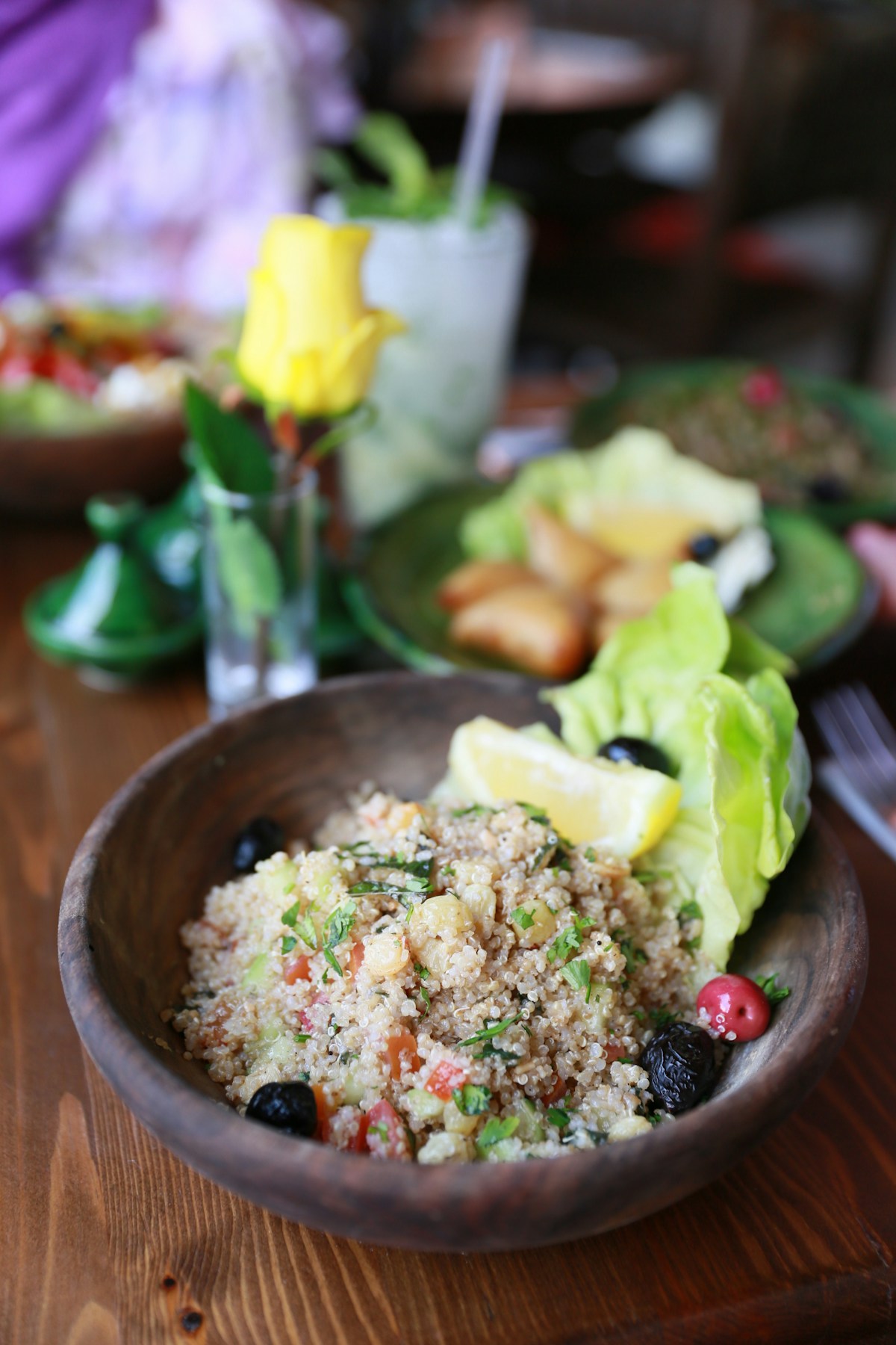Lemon Herb Quinoa Salad