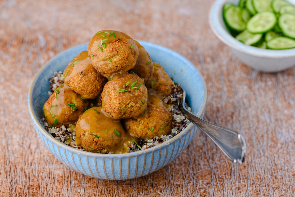 Quinoa Turkey Meatballs in Marinara Sauce